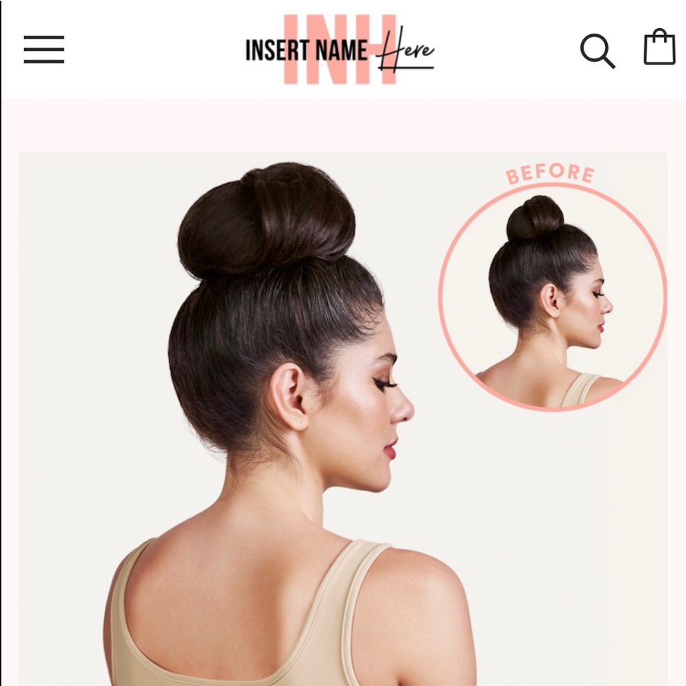 INH The Sammy Bun dark brown (bun hair extension)